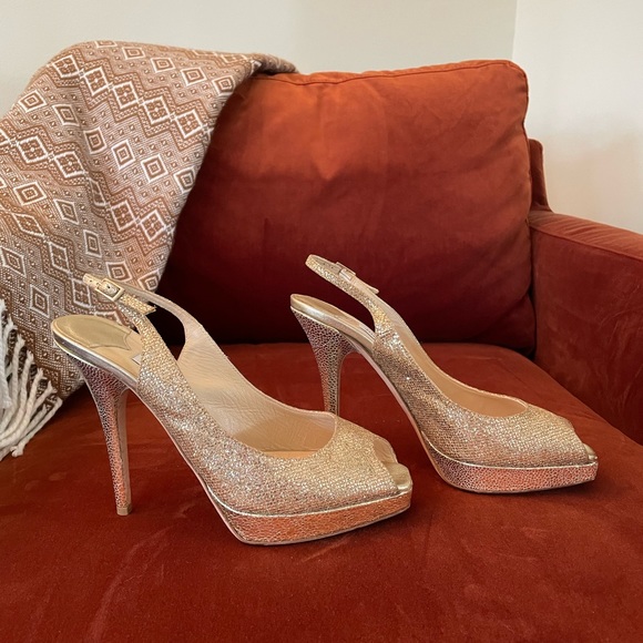 Jimmy Choo Ivette in Champagne - Picture 2 of 7